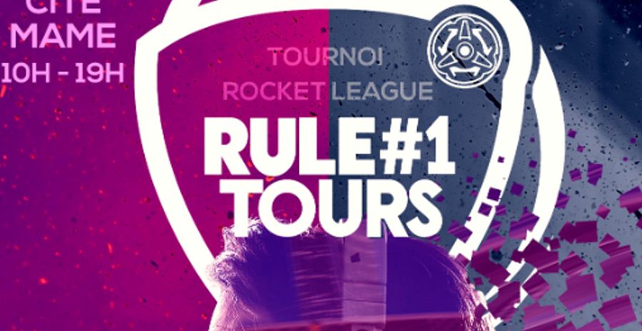 Affiche RULE#1 Tours 2022 - Tournois Rocket League