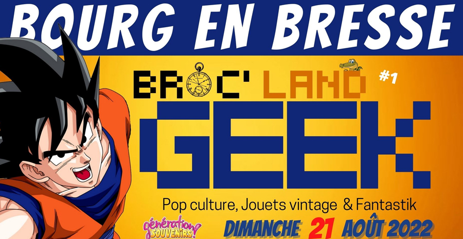 Affiche Broc'Land Geek Bourg en Bresse 2022