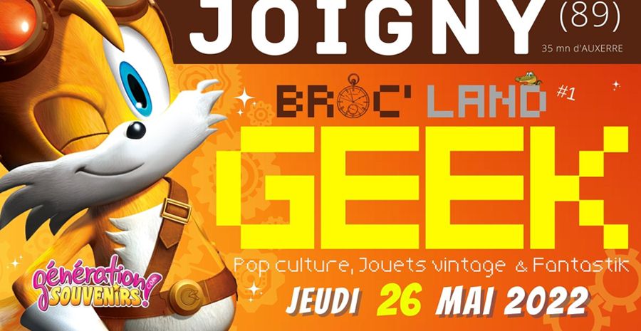 Affiche Broc'Land Geek Joigny 2022
