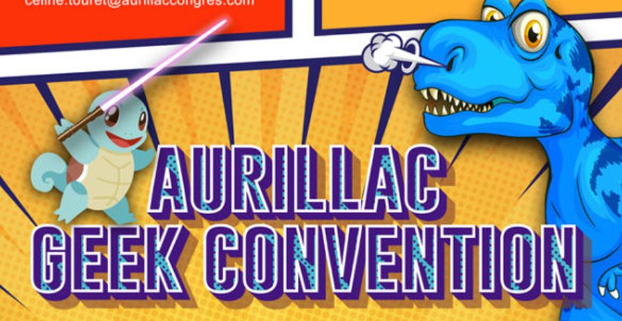 Affiche Aurillac Geek Convention 2022