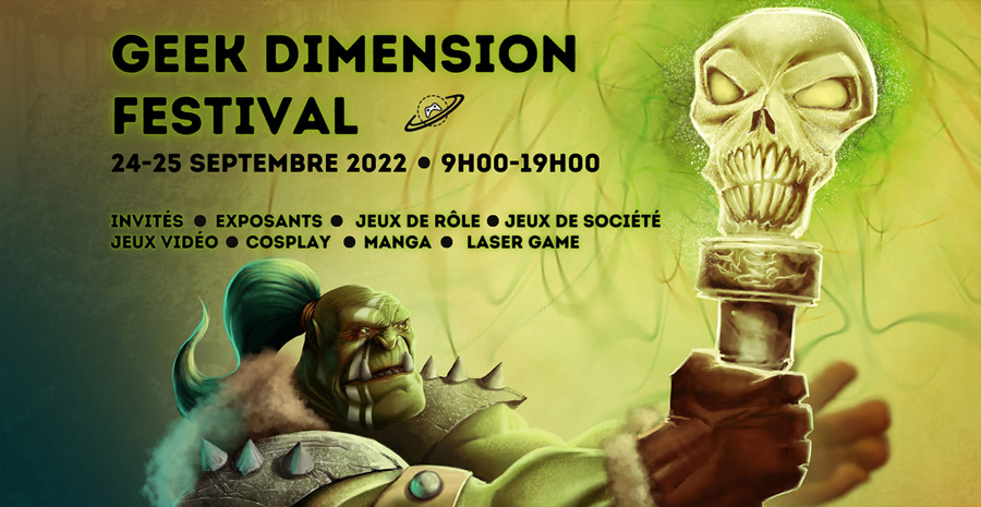 Affiche Geek Dimension Festival 2022 - 4ème édition