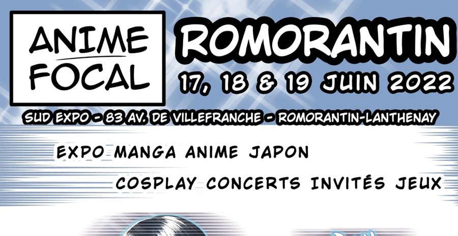 Affiche Anime Focal Expo Romorantin 2022 Affiche Anime Focal Expo Romorantin 2022