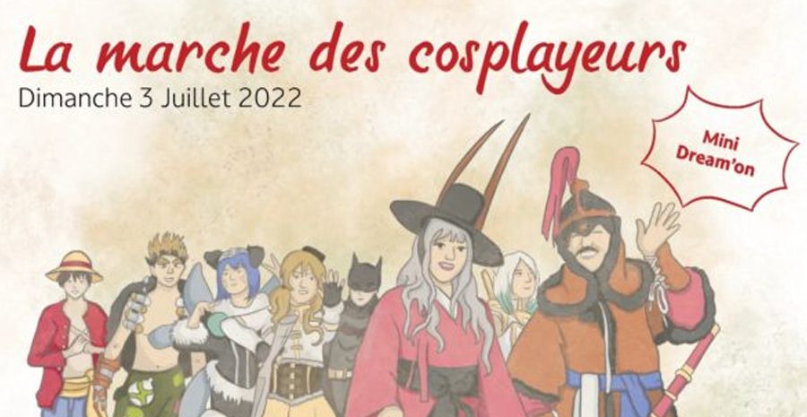 Affiche La marche des cosplayeurs