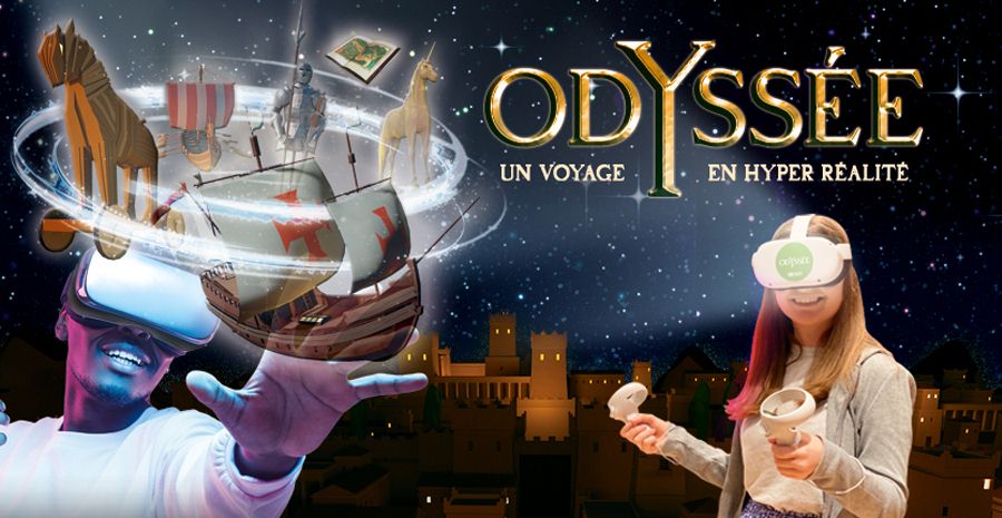 Affiche Odyssée : un voyage en hyperréalité - La bibliothèque dont vous êtes le héros