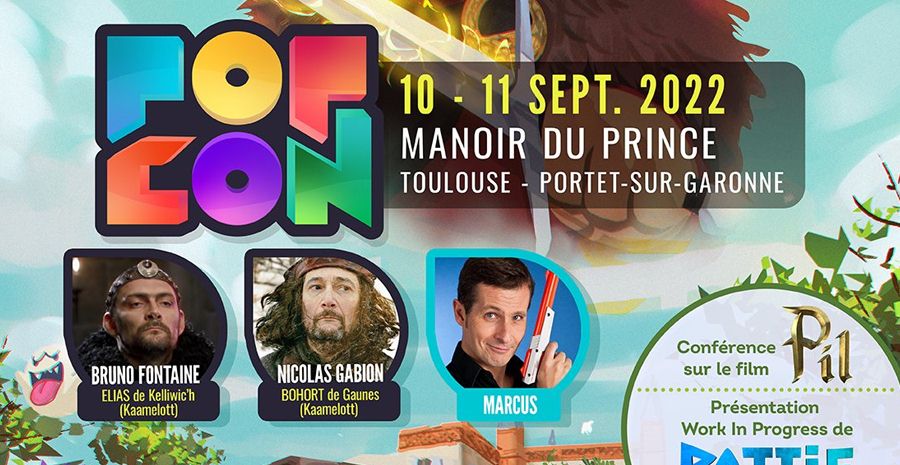 Affiche Popcon Toulouse 2022 Affiche Popcon Toulouse 2022
