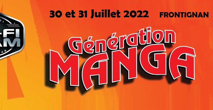 Affiche Génération Manga 2022