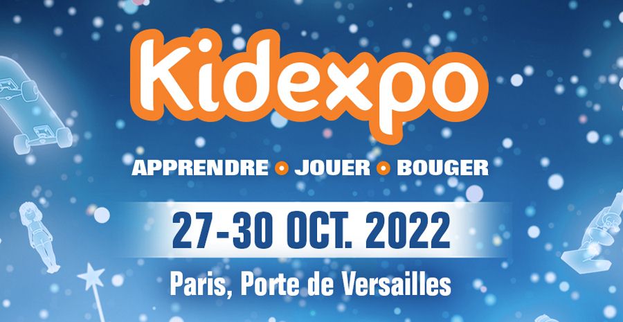 Affiche Kidexpo 2022 - 15 édition du du salon du jouet et de l'enfant