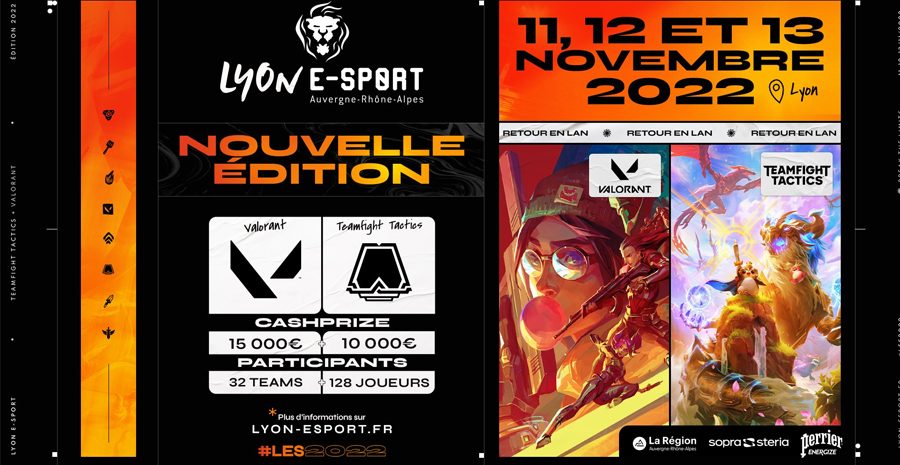 Affiche Lyon e-Sport 2022