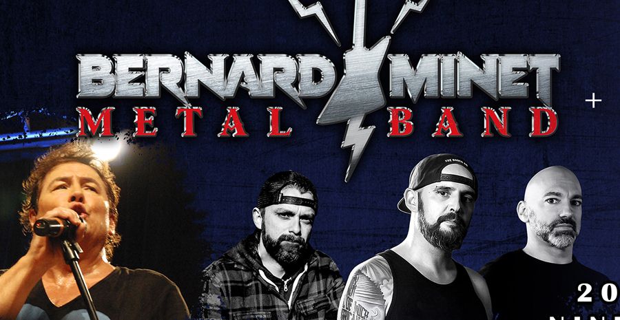Affiche Bernard Minet Metal Band en concert Affiche Bernard Minet Metal Band en concert