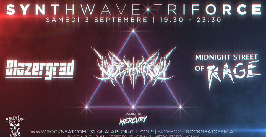 Affiche Synthwave TriForce