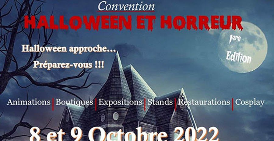 Affiche Convention Halloween Show 2022