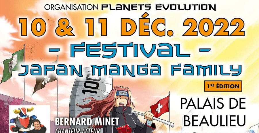 Affiche Festival Japan Manga Family Lausanne 2022
