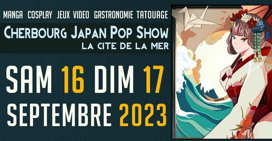 Affiche Cherbourg Japan Pop Show 2023