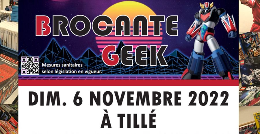 Affiche Brocante GEEK