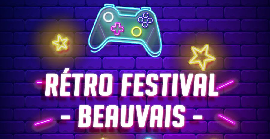 Affiche Retro Festival Beauvais