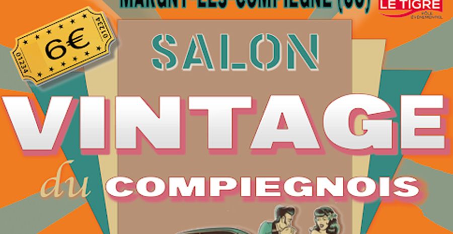 Affiche Salon Vintage du Compiègnois Affiche Salon Vintage du Compiègnois