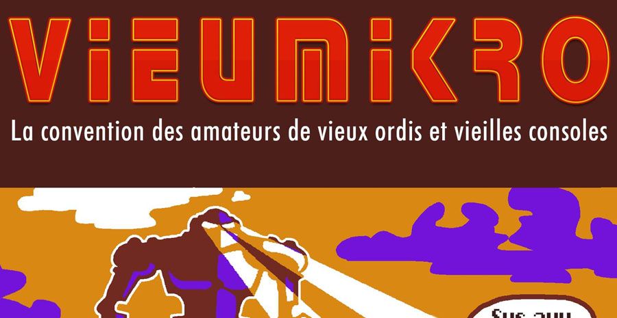 Affiche Vieumikro 2022 - convention des vieux ordinateurs