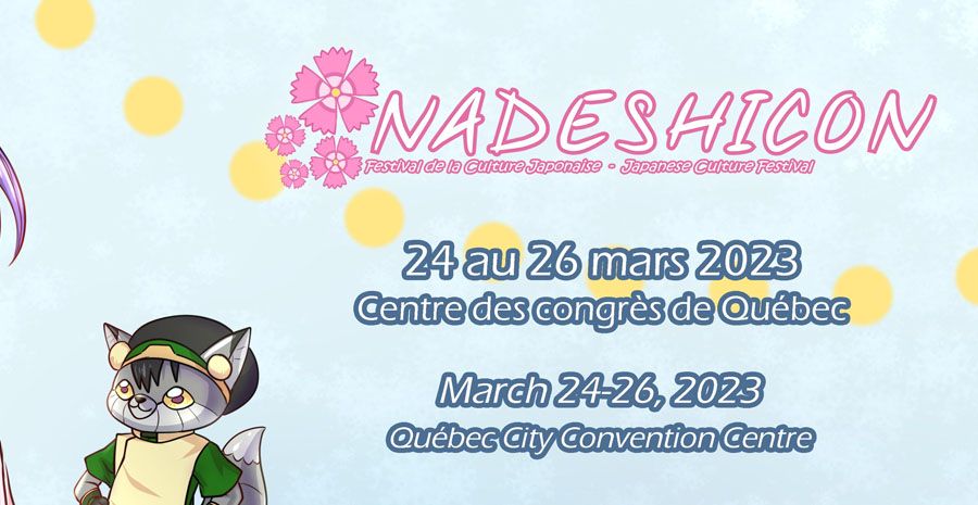 Affiche Nadeshicon 2023 - Festival de la Culture Japonaise à Québec