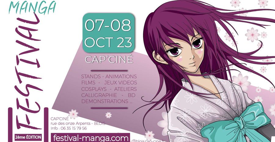 Affiche Festival Manga 2023