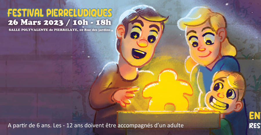 Affiche Festival Pierreludiques 2023