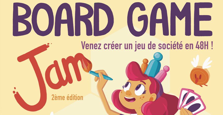 Affiche Board Game Jam 2023 Affiche Board Game Jam 2023