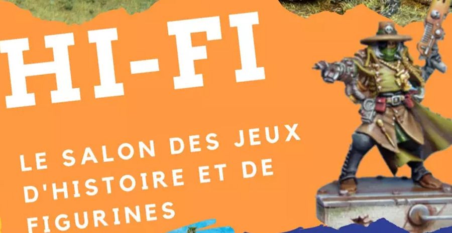 Affiche HI-FI - Salon du jeu d'Histoire et de figurines 2023