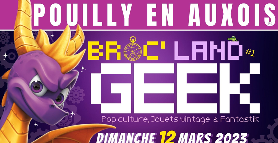 Affiche Broc'land GEEK - Pouilly en Auxois 2023