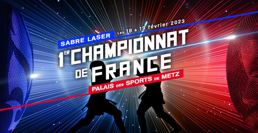 Affiche 1er Championnat de France de Sabre Laser