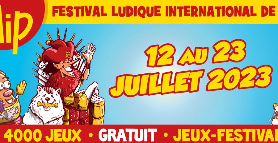 Affiche FLIP 2023 - 37ème édition du Festival Ludique International de Parthenay