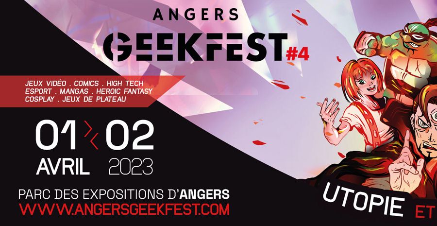 Affiche Angers Geekfest 2023