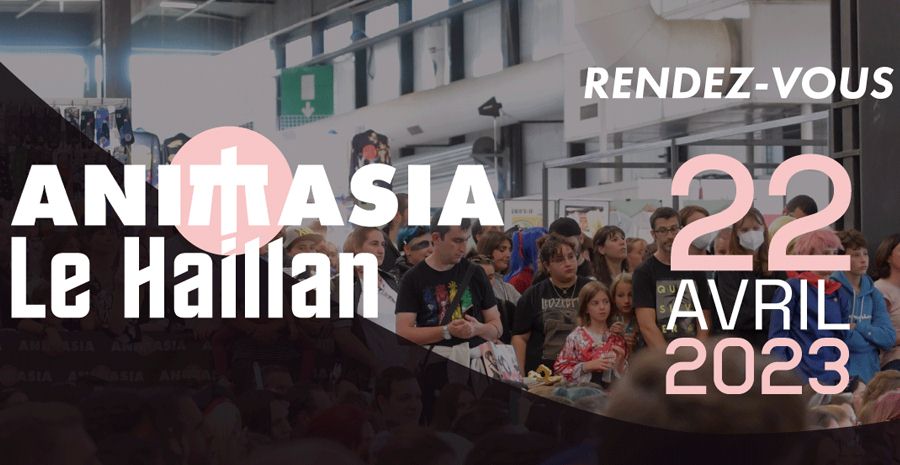Affiche Animasia Le Haillan 2023 - festival aquitain des cultures asiatiques