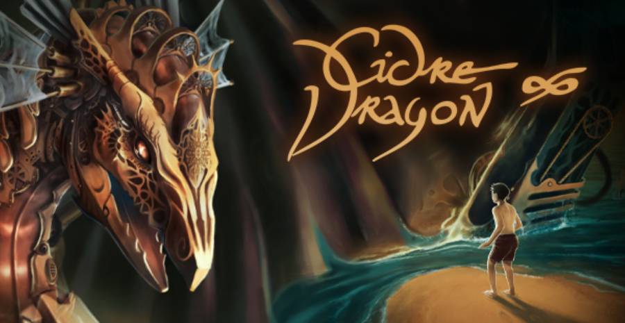 Affiche Cidre et Dragon 2023 - douzième édition du festival Médiéval Fantasy