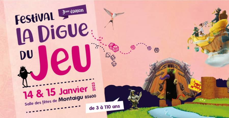 Affiche La Digue du Jeu 2023 Affiche La Digue du Jeu 2023