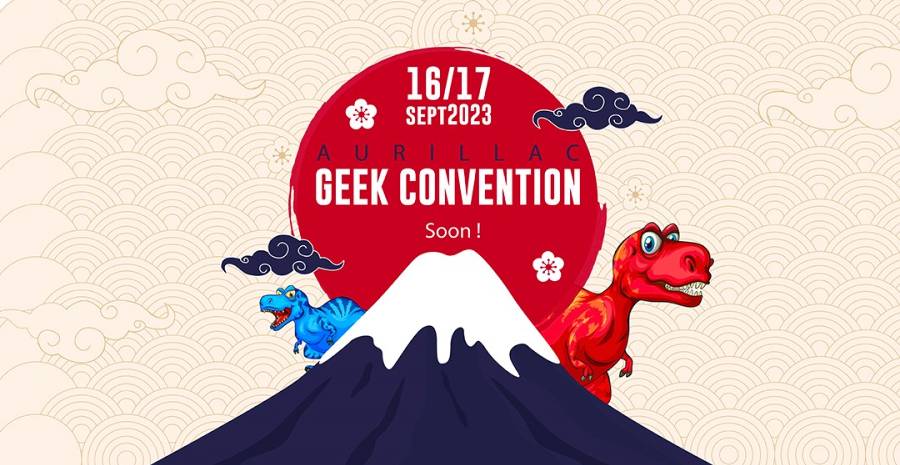 Affiche Aurillac Geek Convention 2023