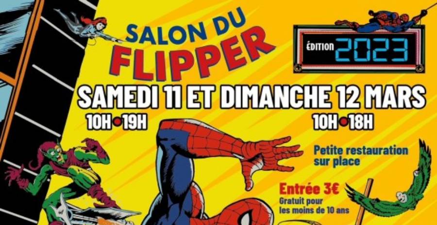 Affiche Salon du Flipper Essey les Nancy 2023