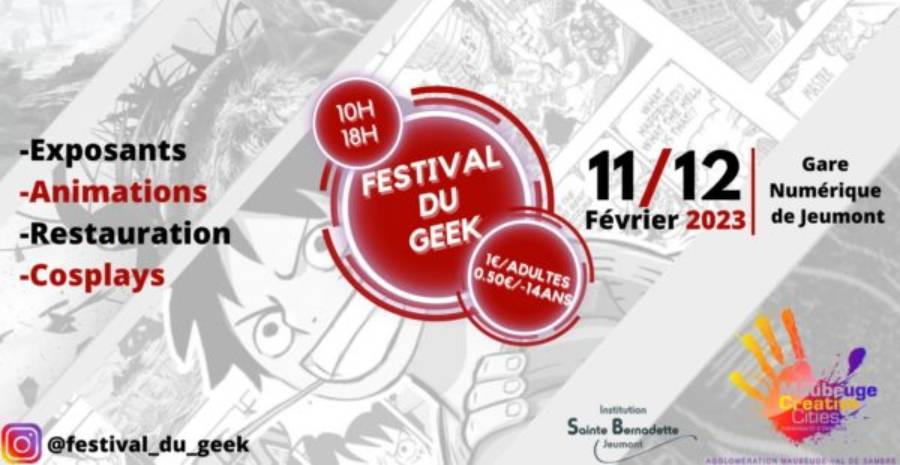 Affiche Festival du Geek de Jeumont
