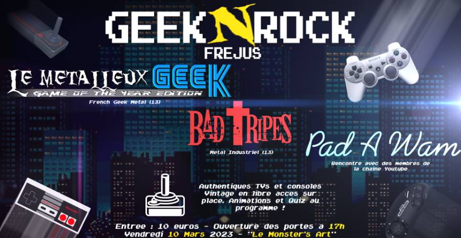 Affiche Geek'n'Rock Frejus