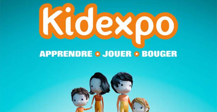 Affiche Kidexpo Lyon 2024 - édition lyonnaise du salon du jouet et de l'enfant