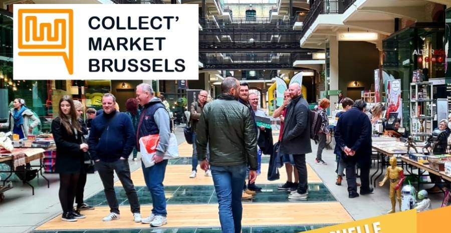 Affiche Collect Market Brussels 2023 - Bourse Multi-Collection