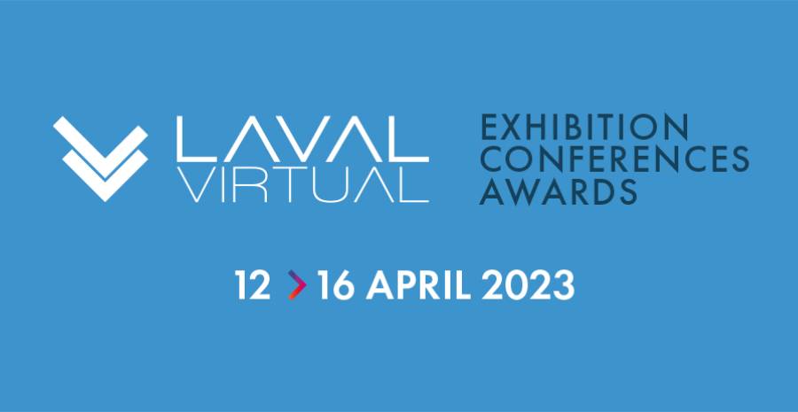 Affiche Laval Virtual 2023 - 25èmes Rencontres Internationales de Technologies et Usages du Virtuel