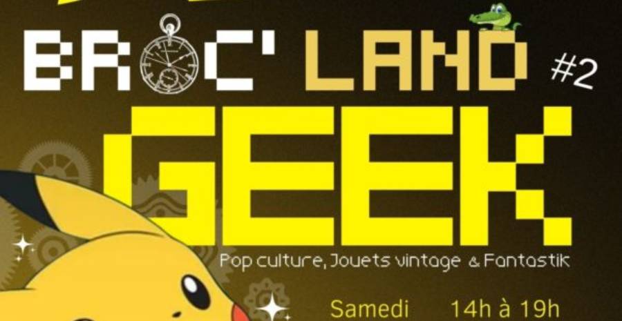 Affiche Broc'land Geek 2023 de Saint-Ismier