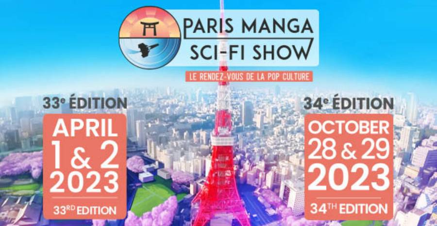 Affiche Paris Manga et Sci-Fi Show 2023 - 34ème édition