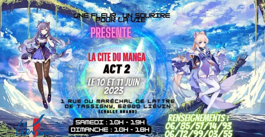 Affiche La Cité du manga 2023