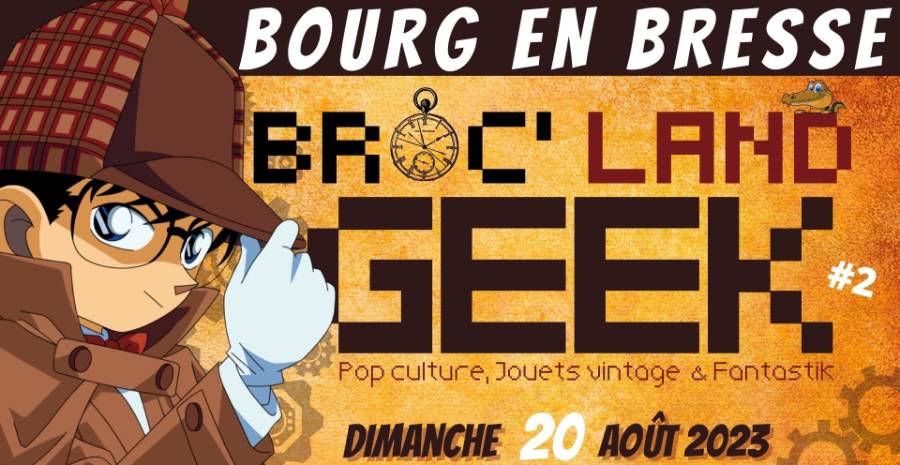 Affiche Broc'Land Geek Bourg en Bresse 2023