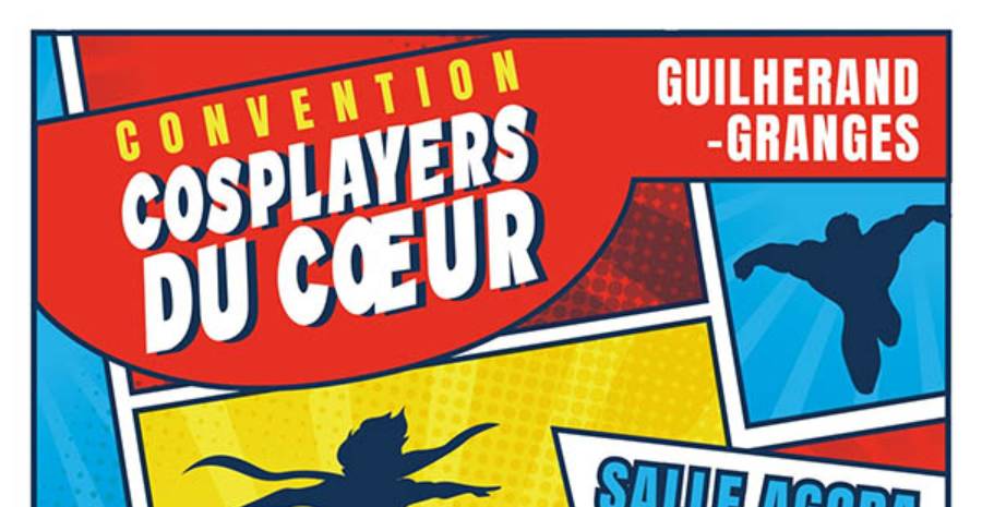 Affiche Convention Cosplayer du Coeur 2023