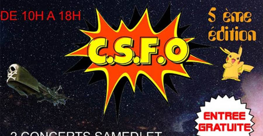 Affiche C.S.F.O - Convention Science-Fiction Orange 2023