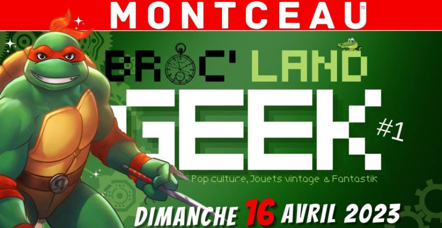 Affiche Broc'Land Geek Montceau les Mines 2023
