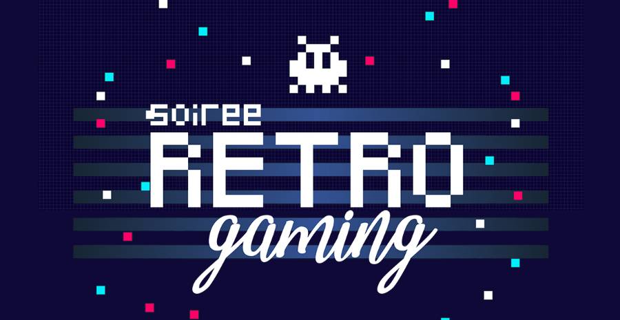 Affiche Soirée Rétrogaming