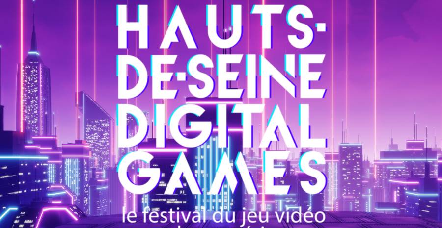Affiche Festival Hauts-de-Seine Digital Games 2023