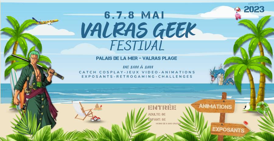 Affiche Valras Geek Festival